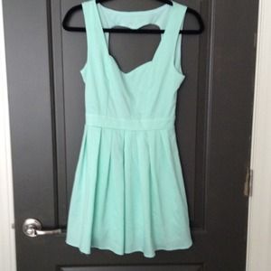 Aqua mint cut out dress Aqua mint cut out dress