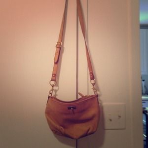 J.crew tan leather cross body bag J.crew tan leather cross body bag