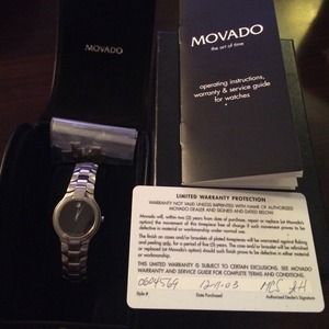 Movado Portico Women's Stainless Steel Watch Movado Portico Women's Stainless Steel Watch
