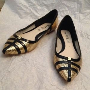 Gold L.A.M.B. Flats Gold L.A.M.B. Flats