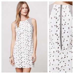 Anthropologie Fleur Eyelet Dress, sz XS Anthropologie Fleur Eyelet Dress, sz XS