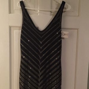 black studded cache dress black studded cache dress