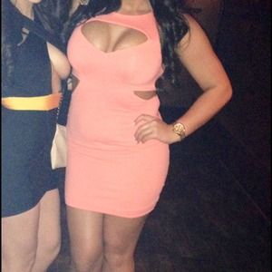 Bebe cut out dress Bebe cut out dress