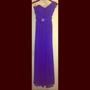 House of Dereon One-Shoulder Evening Gown-Sz 2 House of Dereon One-Shoulder Evening Gown-Sz 2