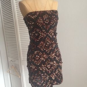 All Saints tribal Aztec beaded sequin dress US 4 All Saints tribal Aztec beaded sequin dress US 4