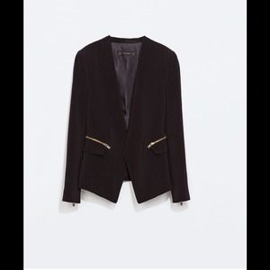 Blazer with zips from Zara Blazer with zips from Zara