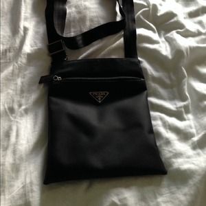 Signature Prada nylon messenger bag Signature Prada nylon messenger bag