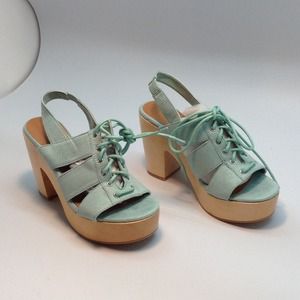#254 Shoe Cult Cybill Sandal - Mint #254 Shoe Cult Cybill Sandal - Mint