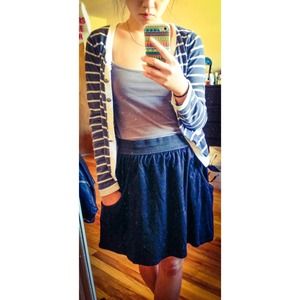 Classic black high waisted skater skirt Classic black high waisted skater skirt