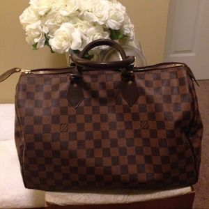 Louis Vuitton Damier Ebene speedy 35 Louis Vuitton Damier Ebene speedy 35