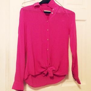 Banana Republic pink flattering blouse Banana Republic pink flattering blouse
