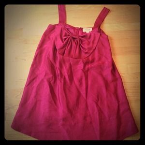 Jill Stuart red silk holiday dress Jill Stuart red silk holiday dress