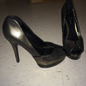 Jessica Simpson Sequin Heels Jessica Simpson Sequin Heels