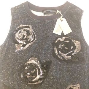 All Saints embellished top! New with tags and bag! All Saints embellished top! New with tags and bag!