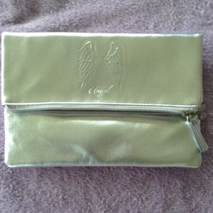Victoria's secret silver clutch bag Victoria's secret silver clutch bag