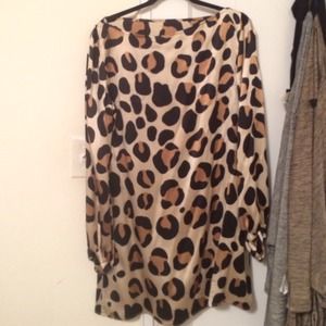 Leopard silk dress Leopard silk dress