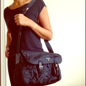 Prada Black Crossbody Messenger Bag Prada Black Crossbody Messenger Bag