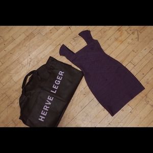 100% Authentic Herve Leger bandage dress in Purple 100% Authentic Herve Leger bandage dress in Purple