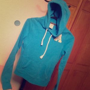 Abercrombie hoodie teal, XS Abercrombie hoodie teal, XS