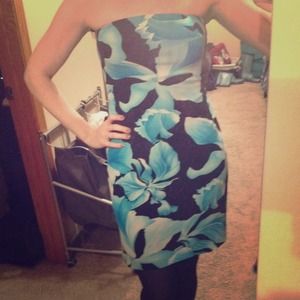 Tropical floral print dress Tropical floral print dress