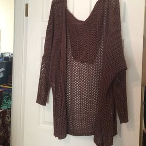 Brown knitted cardigan Brown knitted cardigan