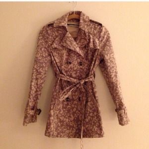 Anthropologie cheetah rain coat Anthropologie cheetah rain coat