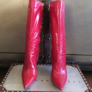 Yves Saint Laurent Shoes - Yves Saint Laurent Red Boots Yves Saint Laurent Shoes - Yves Saint Laurent Red Boots