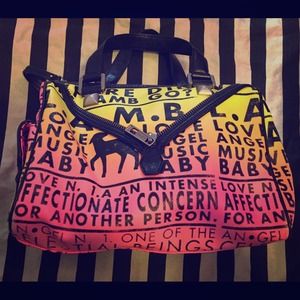 L.a.m.b. Worthington satchel in dayglo sunrise L.a.m.b. Worthington satchel in dayglo sunrise
