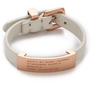 Rose gold and white marc by Marc Jacobs bracelet Rose gold and white marc by Marc Jacobs bracelet