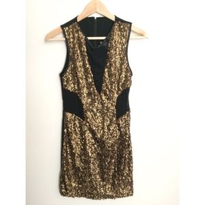 ASOS Dresses & Skirts - ASOS gold sequence dress ASOS Dresses & Skirts - ASOS gold sequence dress
