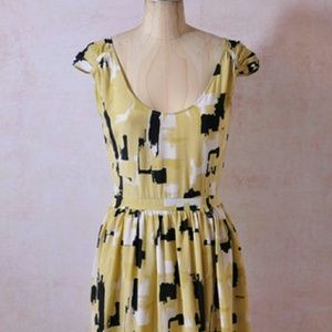 Joie Abstract Print Silk Dress Joie Abstract Print Silk Dress