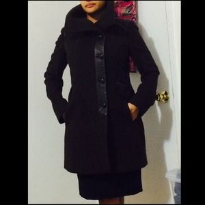 Cole Hann Coat- Dark Brown Cole Hann Coat- Dark Brown