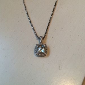 Petite Albion Pendant with Prasiolite & Diamonds Petite Albion Pendant with Prasiolite & Diamonds
