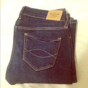 Abercrombie & Fitch Dark Bootcut Jeans Abercrombie & Fitch Dark Bootcut Jeans