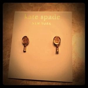 Kate Spade Gold Tennis Earrings NEW WITH TAGS Kate Spade Gold Tennis Earrings NEW WITH TAGS