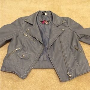 Faux leather biker jacket Faux leather biker jacket