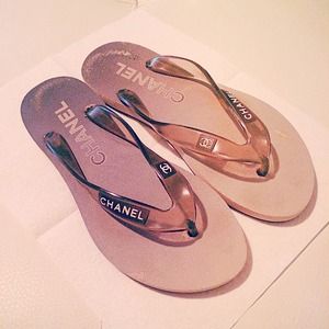 Authentic Chanel Sports Sandals Flip Flops Authentic Chanel Sports Sandals Flip Flops