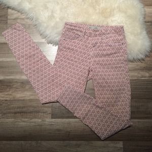 Topshop Denim - Topshop moto aubergine tile print leigh jeans Topshop Denim - Topshop moto aubergine tile print leigh jeans