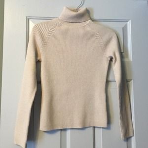 SALE Ribbed beige turtleneck sweater SALE Ribbed beige turtleneck sweater