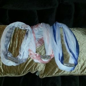 Fossil infinite scarves set of 3 Fossil infinite scarves set of 3