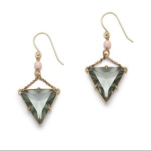 J crew triangle crystal earrings J crew triangle crystal earrings