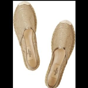 Valentino Shoes - Authentic Valentino lace espadrilles . Valentino Shoes - Authentic Valentino lace espadrilles .