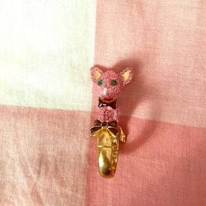 Betsey Johnson animal Kitty ring Betsey Johnson animal Kitty ring