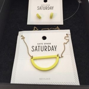 Kate spade brand new necklace and earring set Kate spade brand new necklace and earring set