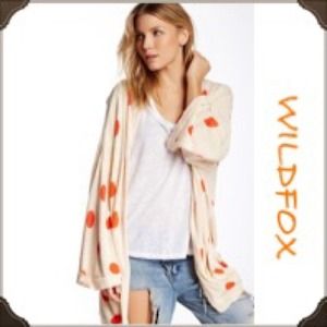 BNWT Polka Dot It Cardi Wildfox Cardigan Sweater BNWT Polka Dot It Cardi Wildfox Cardigan Sweater