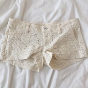 LF Pants - LF Dupe Lace Crochet Shorts Size 30 LF Pants - LF Dupe Lace Crochet Shorts Size 30