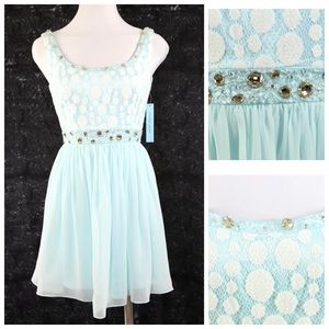 ANTONIO MELANI Dresses & Skirts - Antonio Melani Splenda Aqua Blue white Dress 0 ANTONIO MELANI Dresses & Skirts - Antonio Melani Splenda Aqua Blue white Dress 0