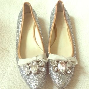 Miu Miu Prada Swarovski crystal flats sz 8 Miu Miu Prada Swarovski crystal flats sz 8
