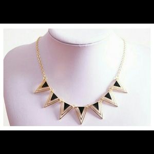 Flash sale! Triangle statement necklace Flash sale! Triangle statement necklace