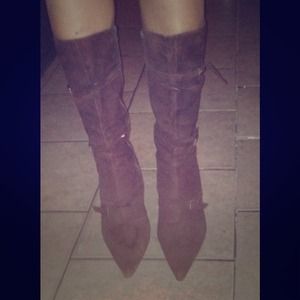 Aldo-Ladies brown suede boots Aldo-Ladies brown suede boots